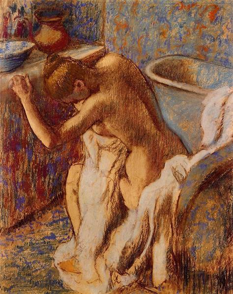 Woman Drying Herself - 1898