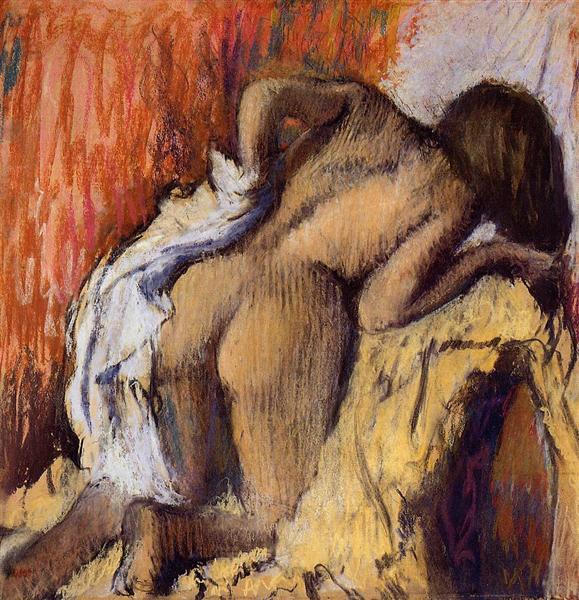 Woman Drying Herself - 1898