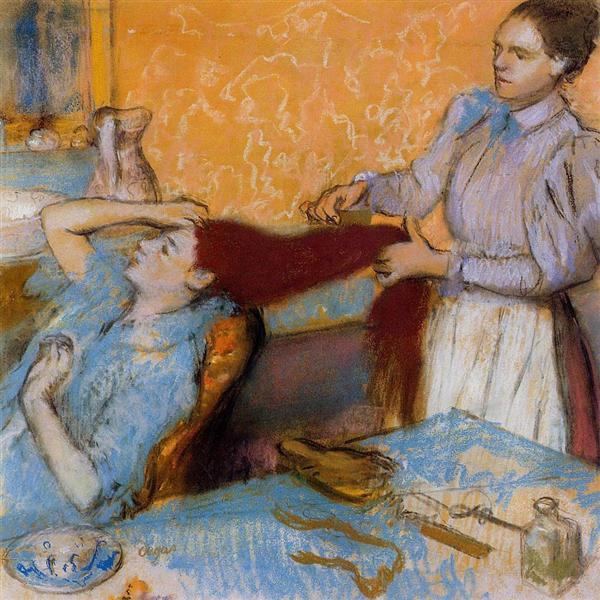 Mujer Peinándose - 1895