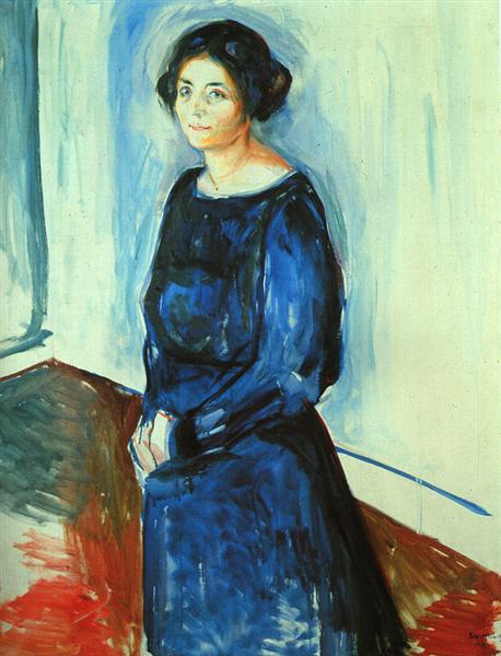 Blue Woman (Frau Barth) - 1921