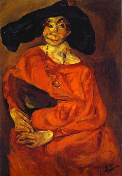 Mujer De Rojo - 1924