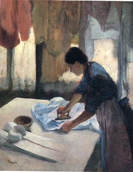 Mujer Planchando - 1887