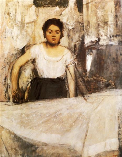 Woman Ironing - 1869