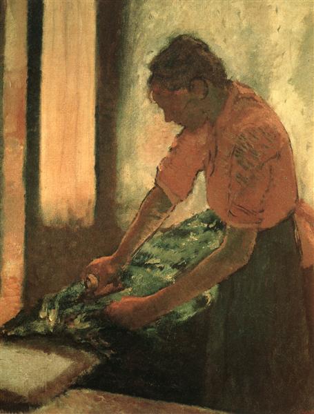 Mujer Planchando - 1886