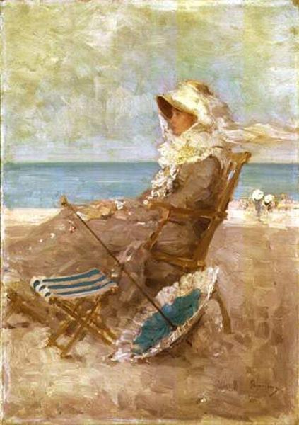 Frau am Meer - 1881