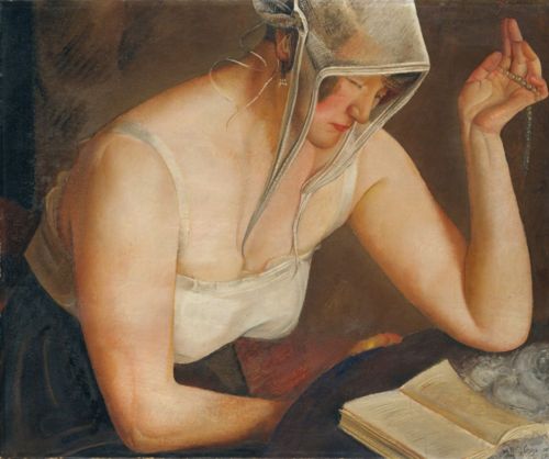 Woman reading - 1912