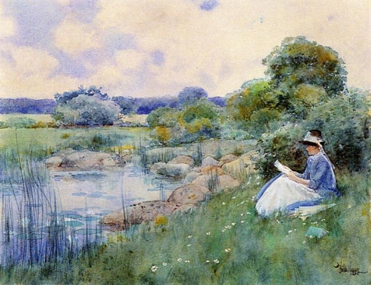 Donna Reading - 1885