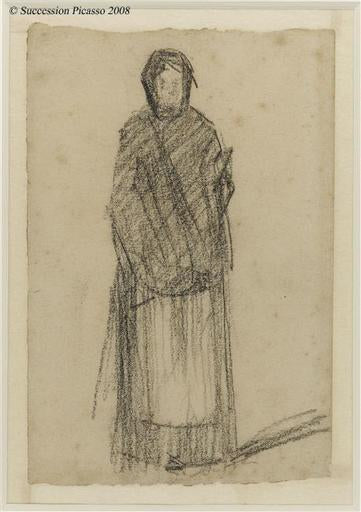 Woman standing - 1881