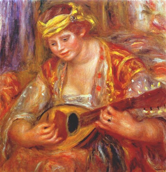 Femme avec mandoline - 1919