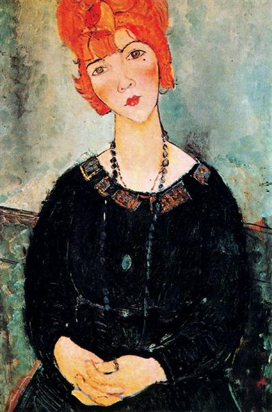 Mujer Con Collar - 1917