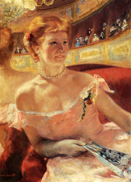 Mujer Con Collar De Perlas - 1879