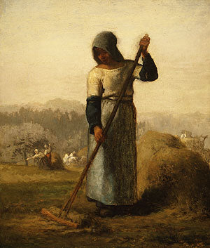 Woman with Rake - 1857