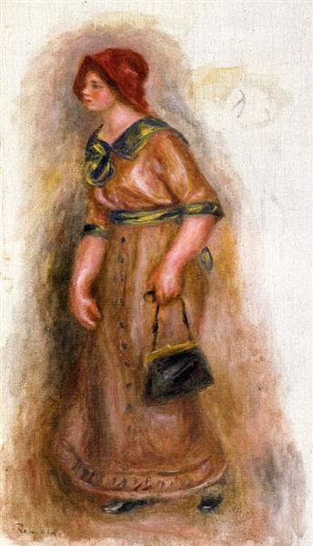 Mujer Con Bolso - 1906