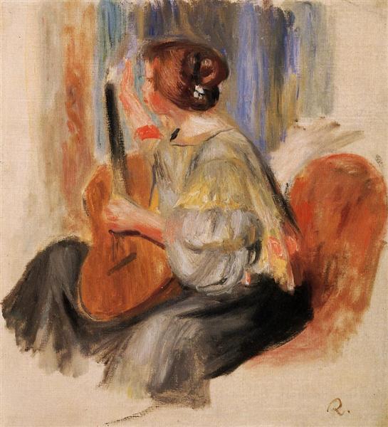 Woman with guitar