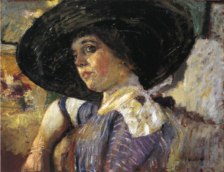 Donna con un cappello - 1912