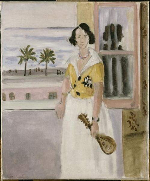 Femme avec mandoline 1922 