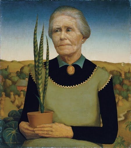 Mujer Con Plantas - 1929