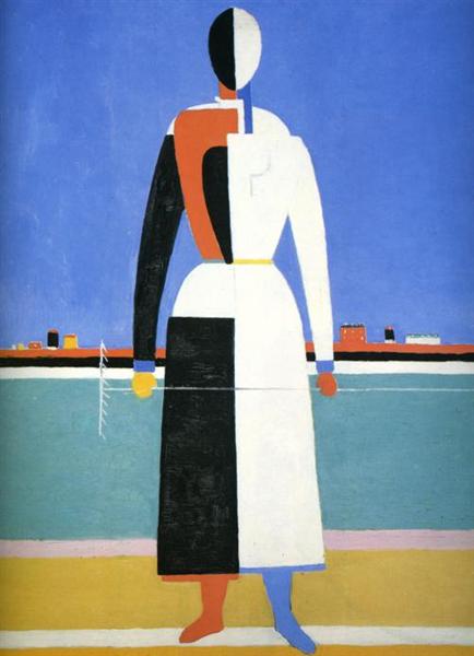 Woman with rake - 1932