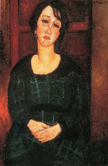 Mujer Con Vestido Escocés - 1916