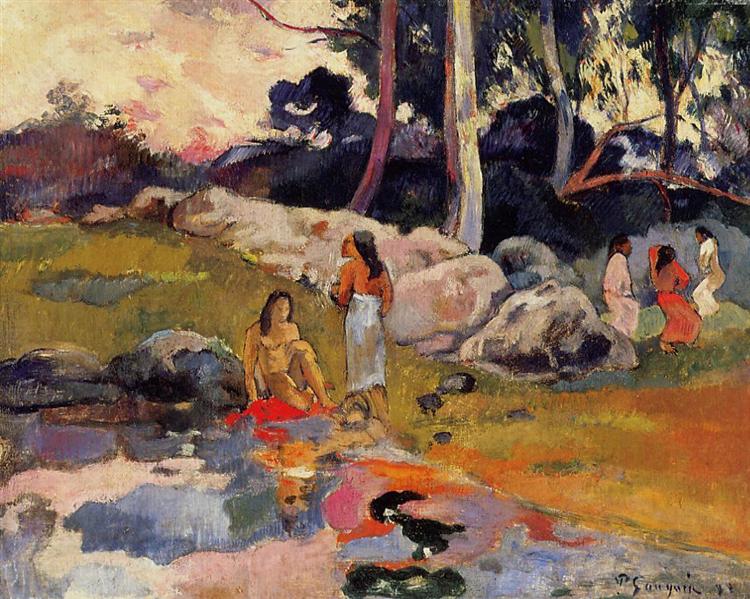 Women on the river - 1892