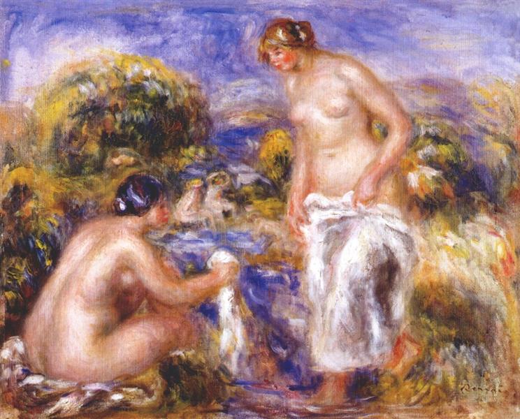 Mulheres tomando banho - 1915