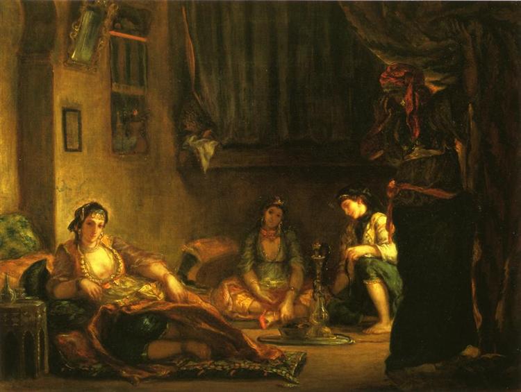 Femmes d'Alger dans son appartement - 1849