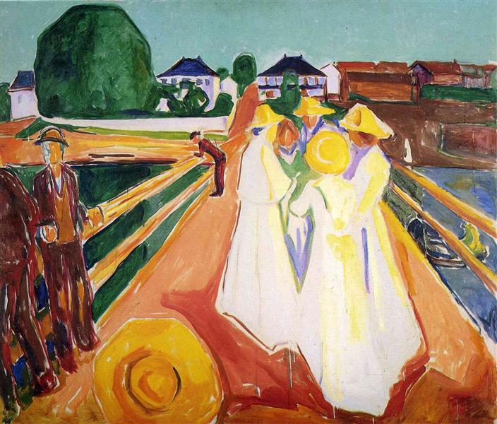 Frauen auf der Brücke - 1935