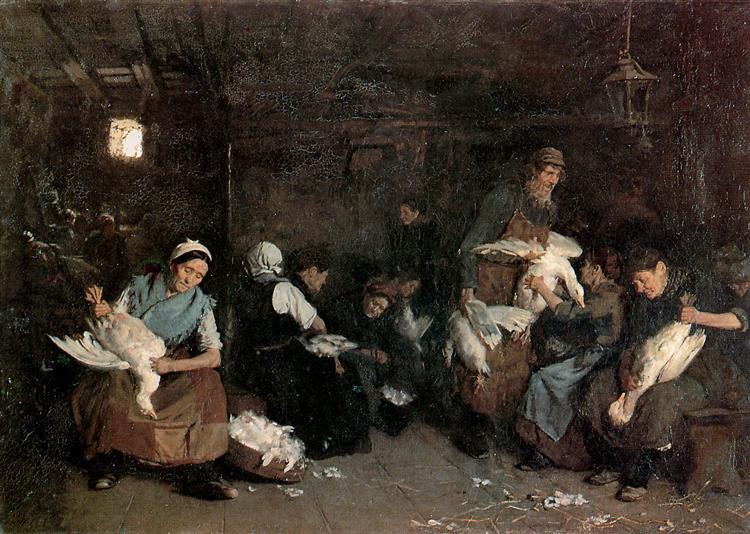 Donne di muoversi alle oche - 1871