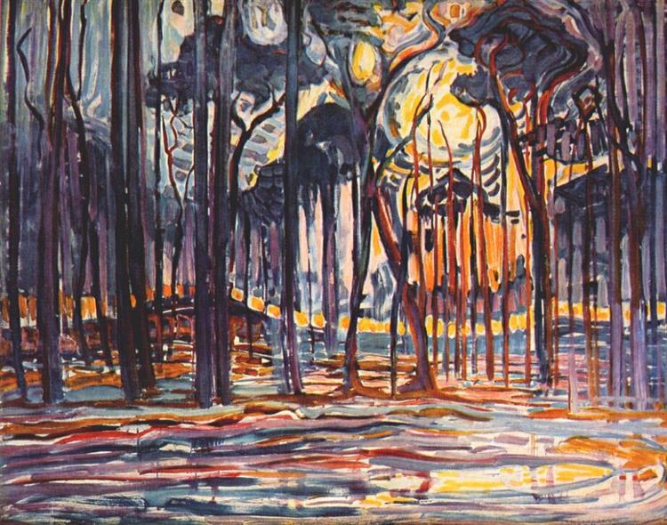 Forests near Oele - 1908