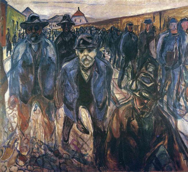 Trabajadores De Camino A Casa - 1915