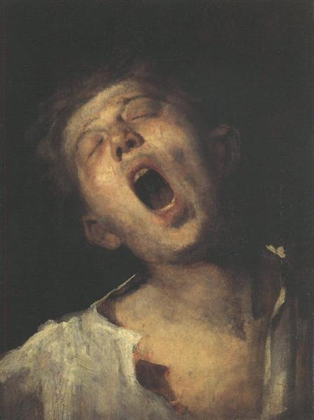 Apprentice yawning - 1869