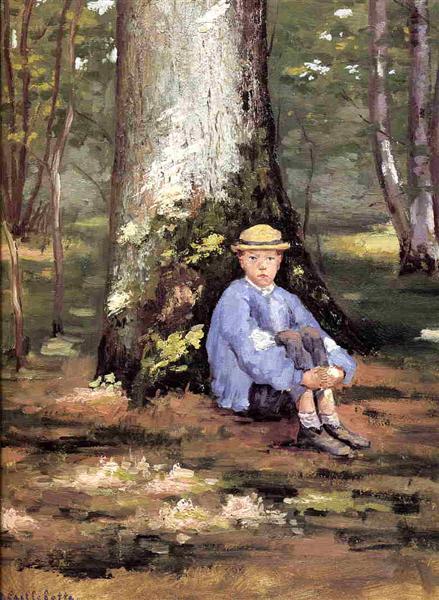 Yerres - Camille Daurelle Under an Oak - 1878