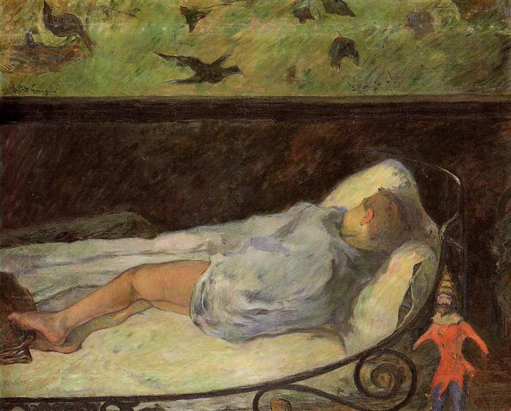 Dreaming Girl (Studie of a Sleeping Boy) - 1881