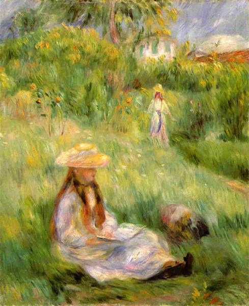 Girl in the Garden of Mezy - 1891