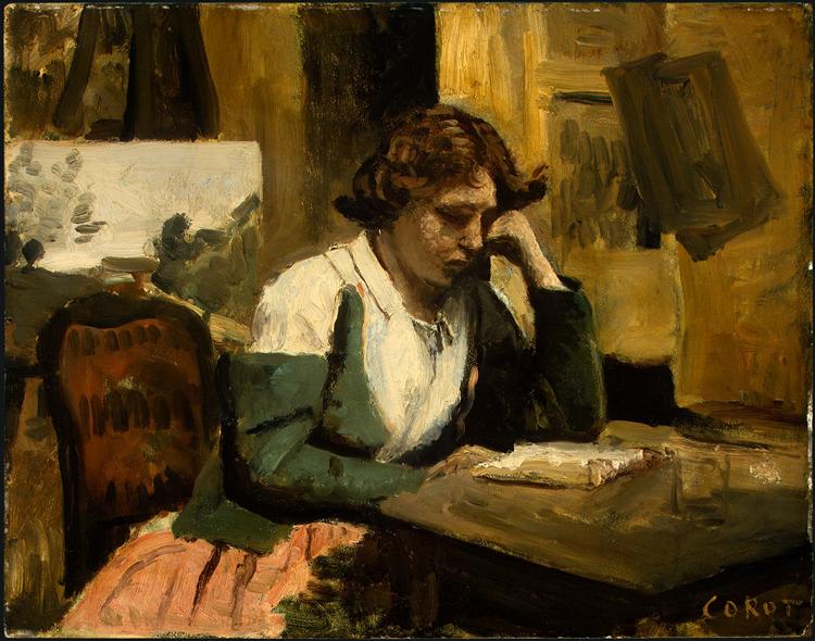 Girl Reading - 1868