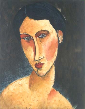 Chica Joven Con Ojos Azules - 1917