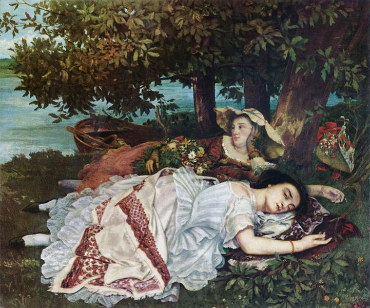 Signore sulle rive di Senna (estate) - 1857