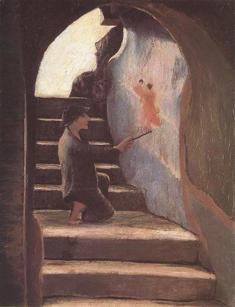 Jeune peintre - 1898