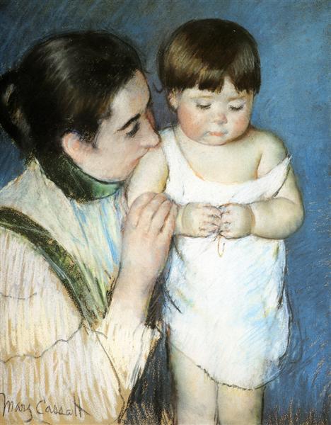 Young Thomas and His Mother - 1893