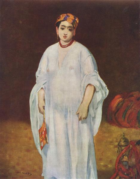 Jeune femme avec tenue orientale - 1871