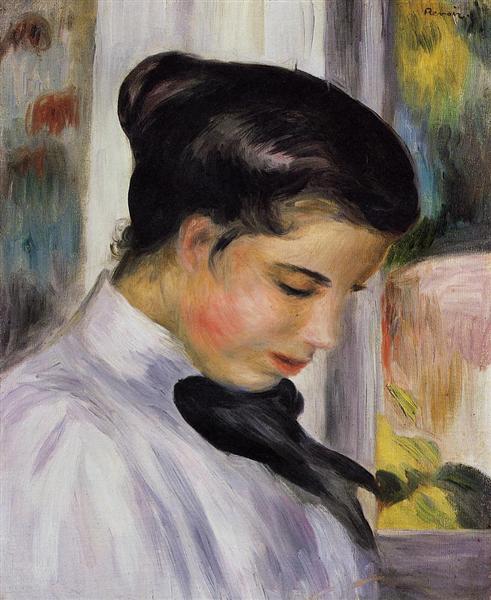 Young woman in profile - 1897