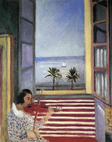 Young Woman Playing the Violin 1923 