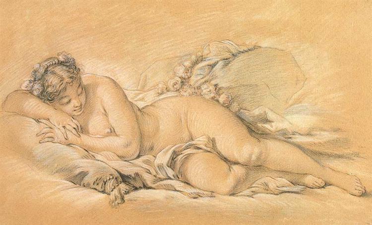 Mujer Joven Durmiendo - 1760