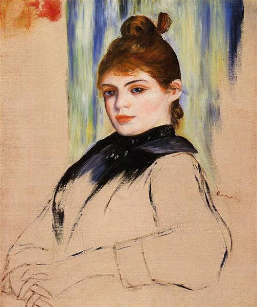 Young Woman with a Bun in Her Hair - 1882 