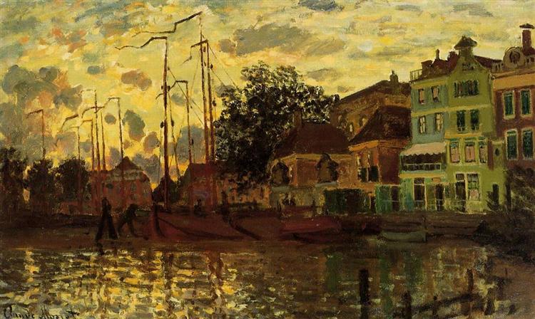 Zaandam - The Dike - Afternoon - 1871