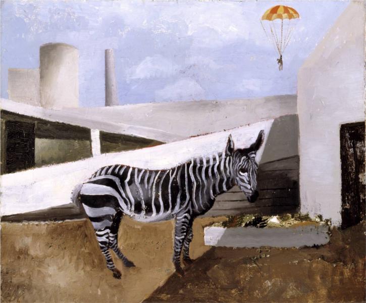 Zebra e pára -quedas - 1930