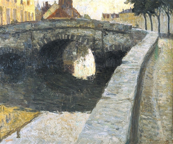 Zick Aan de Augustijnenbrug Brugge - 1907