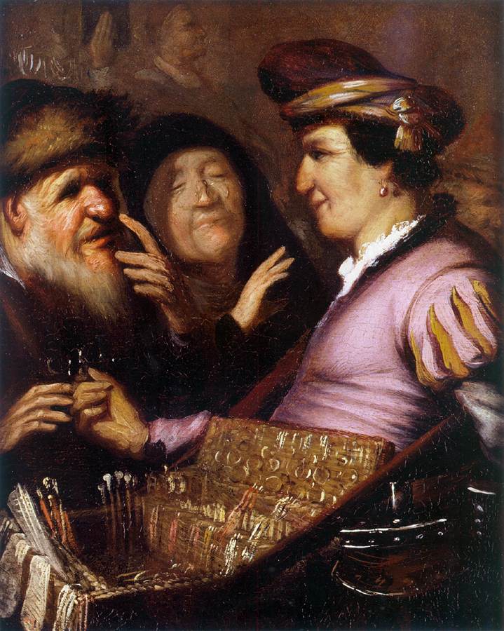 A Street Vendor Selling Glasses (The Allegory of Sight)