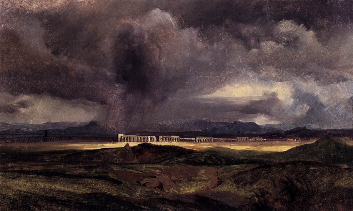 Tempestade durante a campanha romana