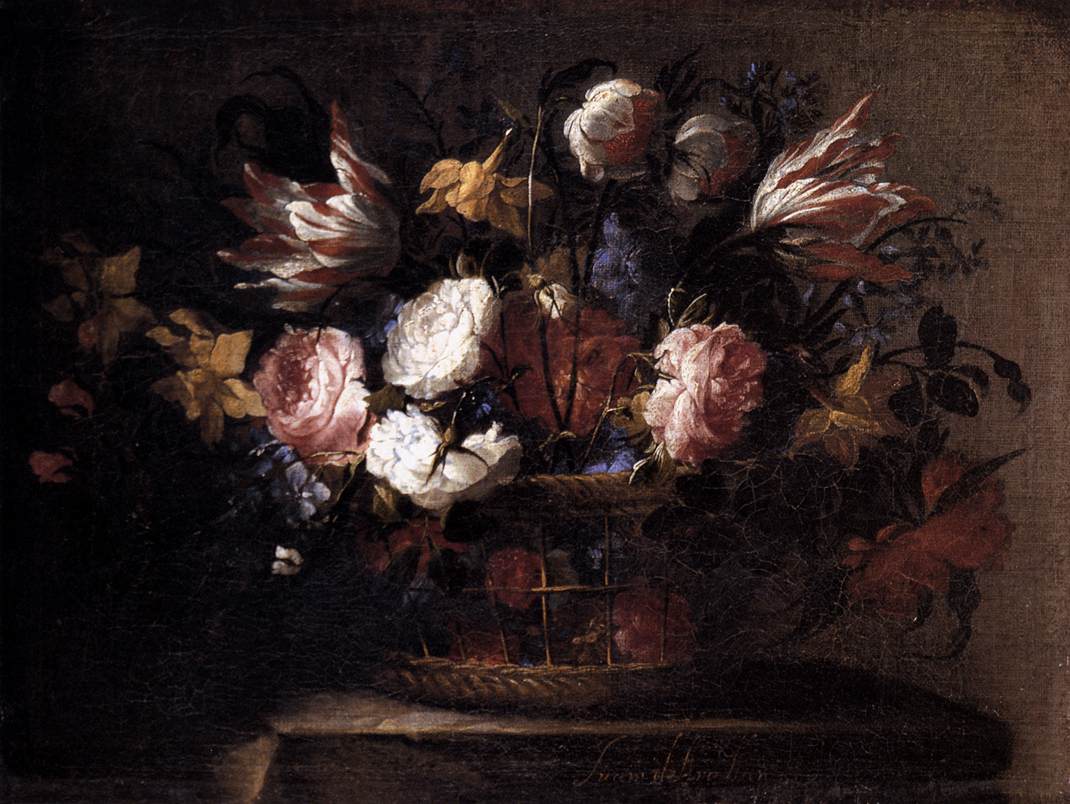 Still Life with a Basket of Flowers